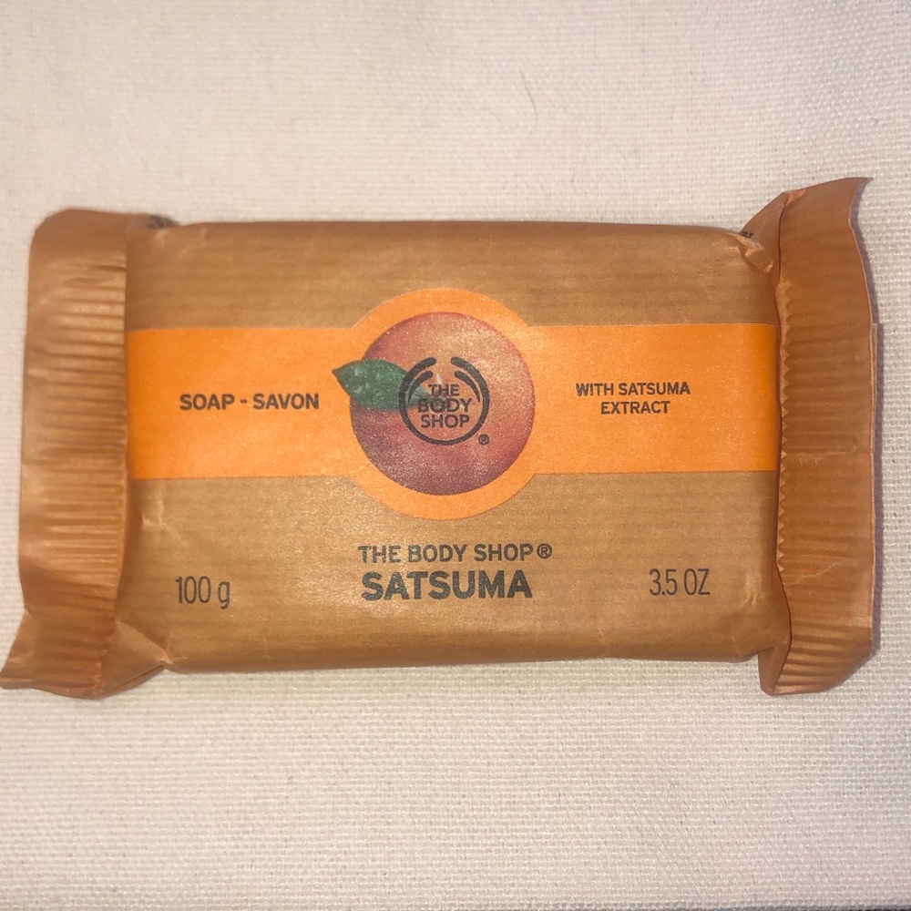 The body shop satsuma soap bar